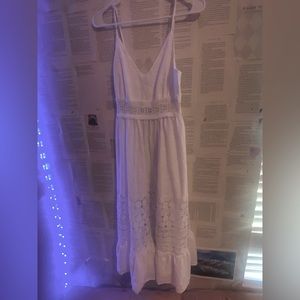 White long dress